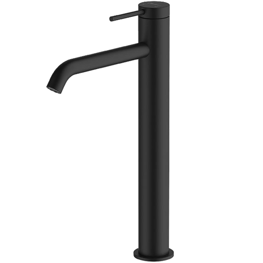 Oliveri Venice Curved Tower Basin Mixer Matte Black