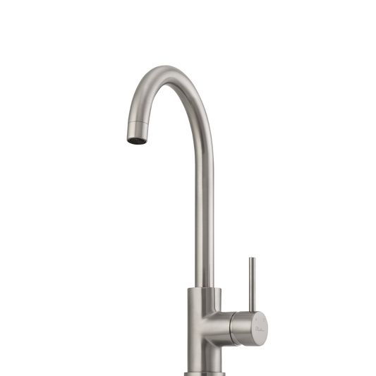 Oliveri Venice Goose Neck Mixer Brushed Nickel