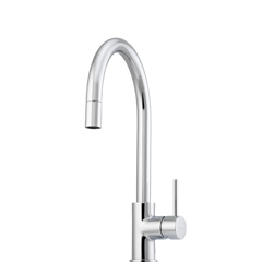 Oliveri Venice Goose Neck Pull Out Mixer Chrome