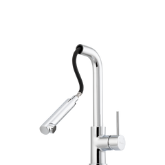 Oliveri Venice Right Angle Pull Out Mixer Chrome