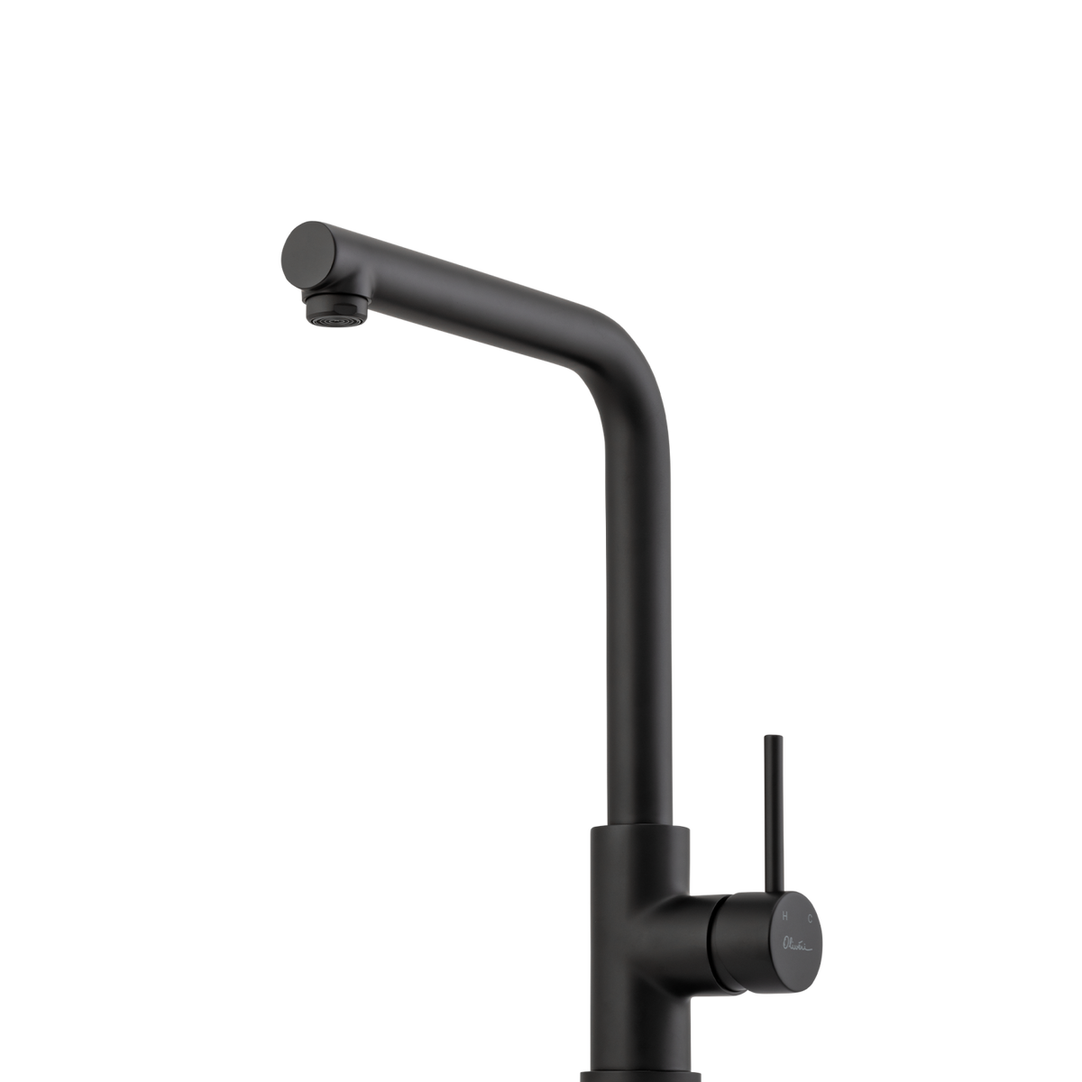 Oliveri Venice Right Angle Mixer Matte Black