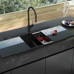 Oliveri Vilo Pull Out Black Granite Mixer