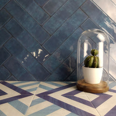 Vintage Azul Gloss 75x300