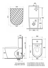 Vero Tornado Rimless Toilet Suite