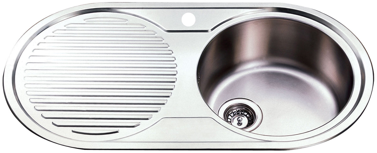 Coral Single Bowl Single Drainer Sink LHB/RHB 915mm
