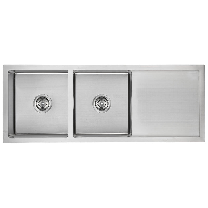 Arden Double Bowl Single Drainer Sink 1160mm