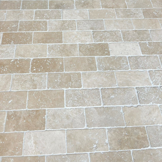 Classic Tumbled Travertine 406x203x30mm