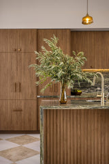 Fluted Kitchen Cabinetry