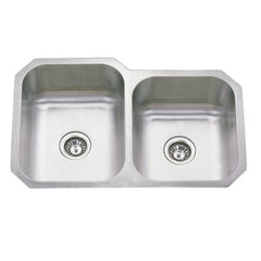 Coral Double Bowl Undermount Sink 808mm