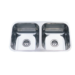 Coral Double Bowl Undermount Sink  780mm