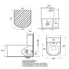 Senza Tornado Rimless Toilet Suite