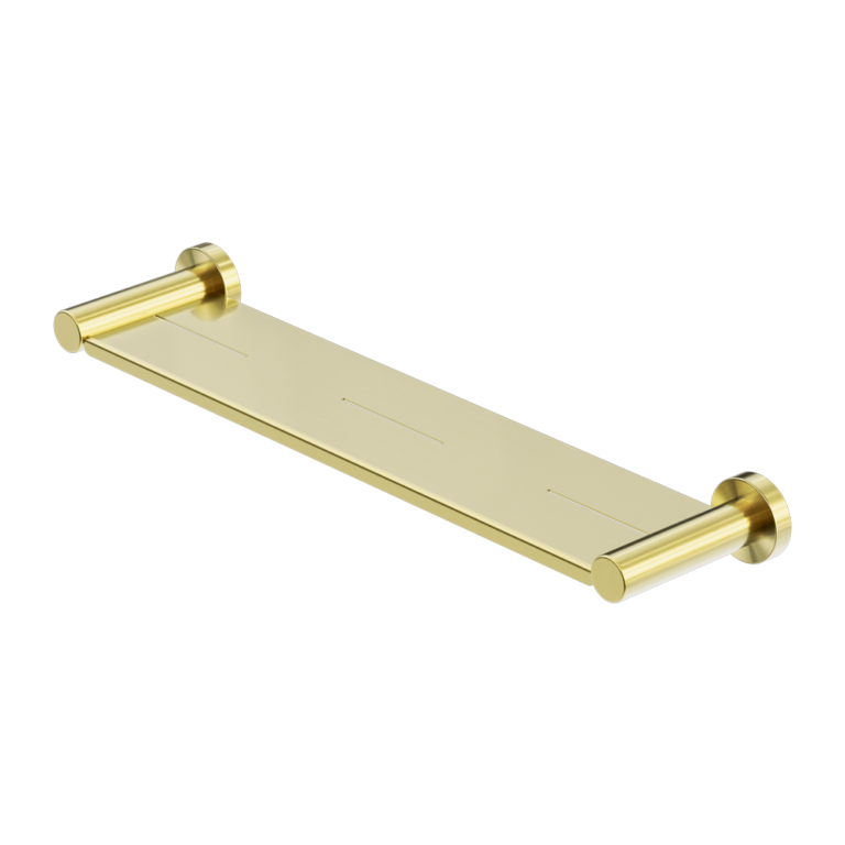 Nero Mecca Metal Shower Shelf - Brushed Gold