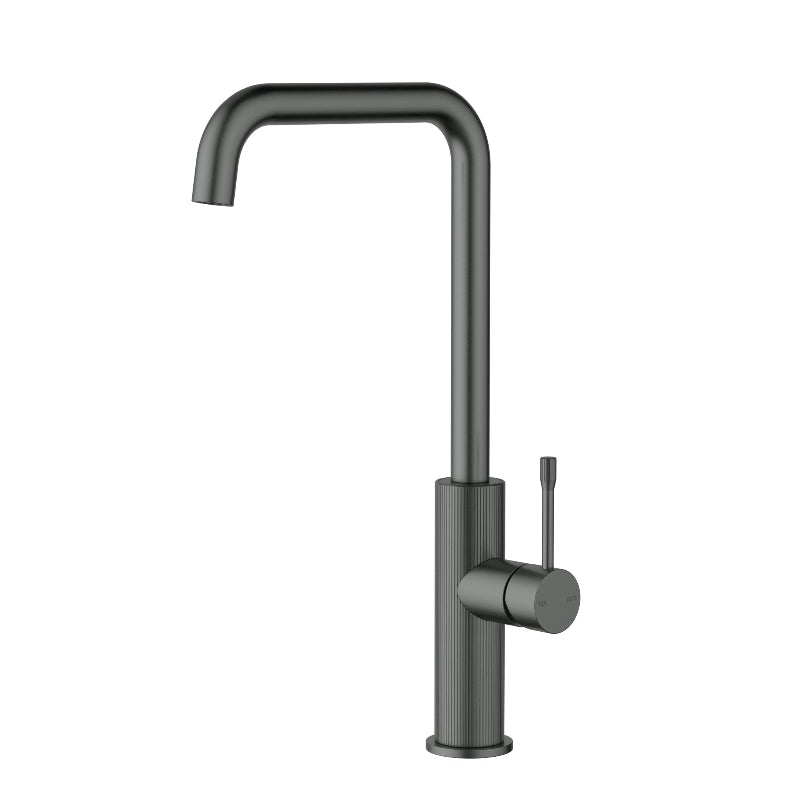 Linea Sink Mixer Squareneck Gun Metal