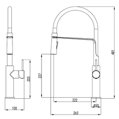 Halo Sink Mixer Multi-Function Pull-Out Brushed Nickel