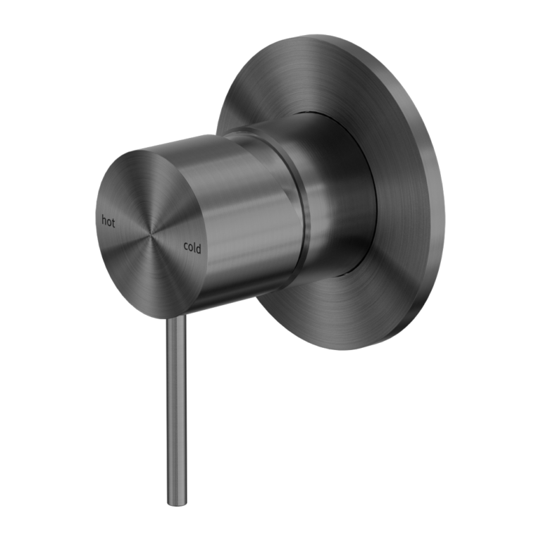 Nero Mecca Shower Mixer 80mm Plate - Gun Metal