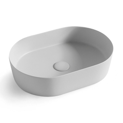 Otti Quay Oval Matte Grey Basin 500x340x120mm