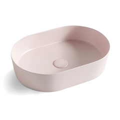 Otti Quay Oval Matte Pink Basin 500x340x120mm