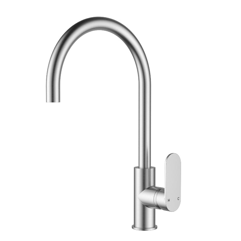 Soren Sink Mixer Gooseneck Stainless Steel