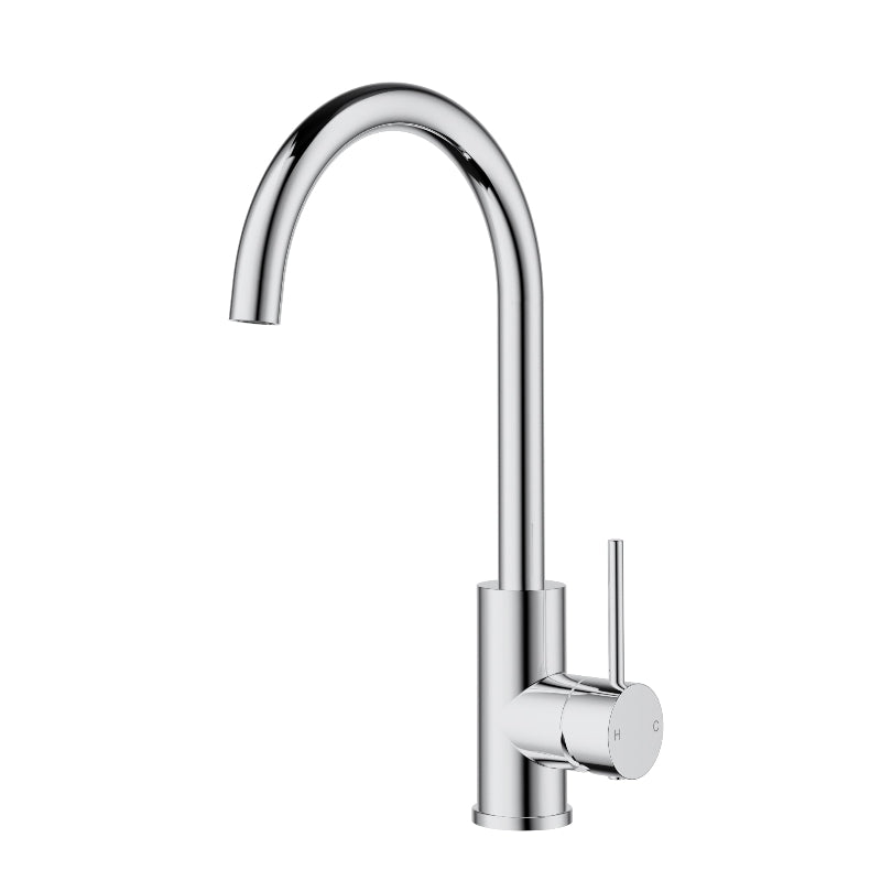 Orta Slimline Sink Mixer Gooseneck Chrome