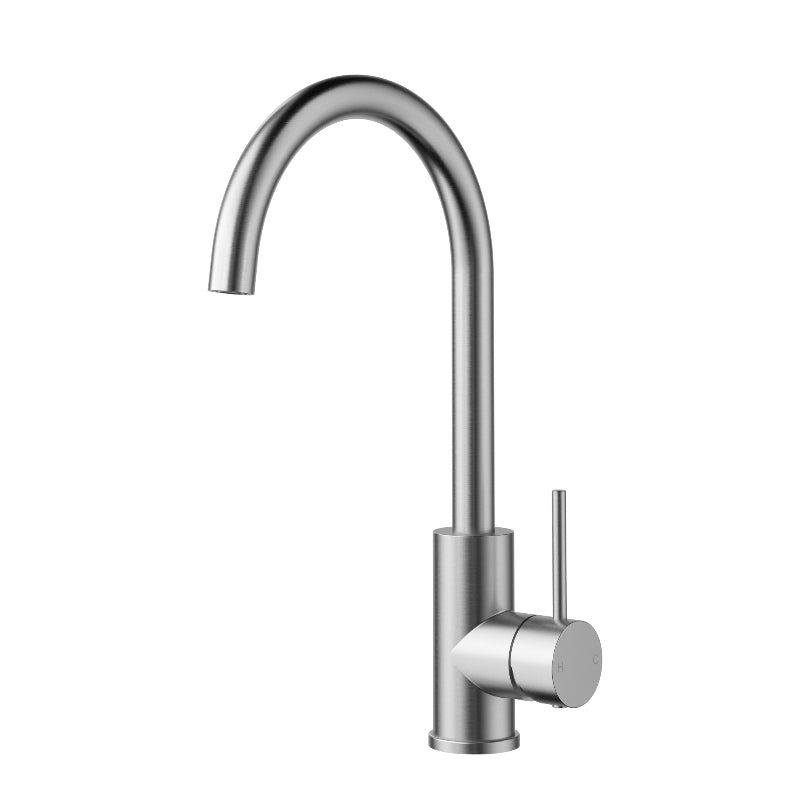Orta Slimline Sink Mixer Gooseneck Stainless Steel