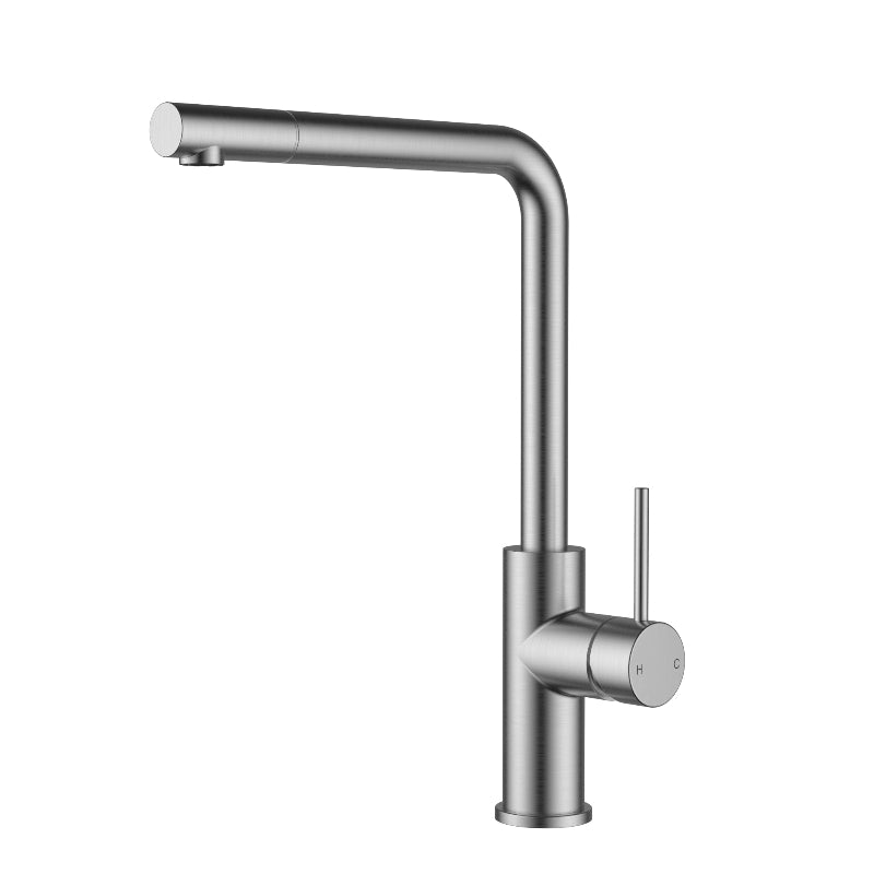 Orta Slimline SS Pull-Out Sink Mixer In Brushed ss304 Stainless Steel
