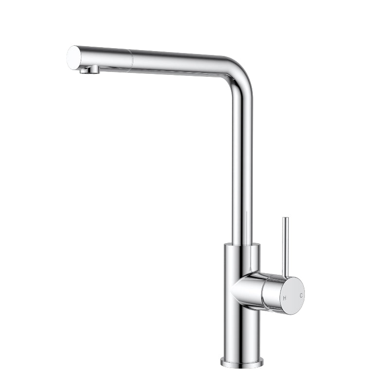 Orta Slimline SS Pull-Out Sink Mixer In Brushed ss304 Chrome