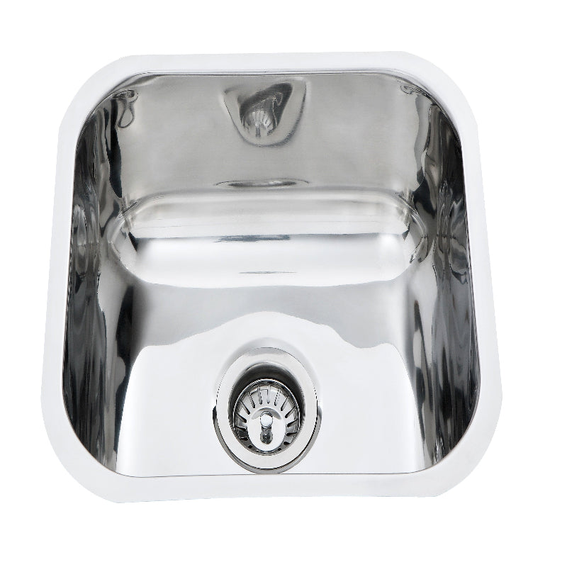 Coral Single Bowl Undermount Sink 410mm