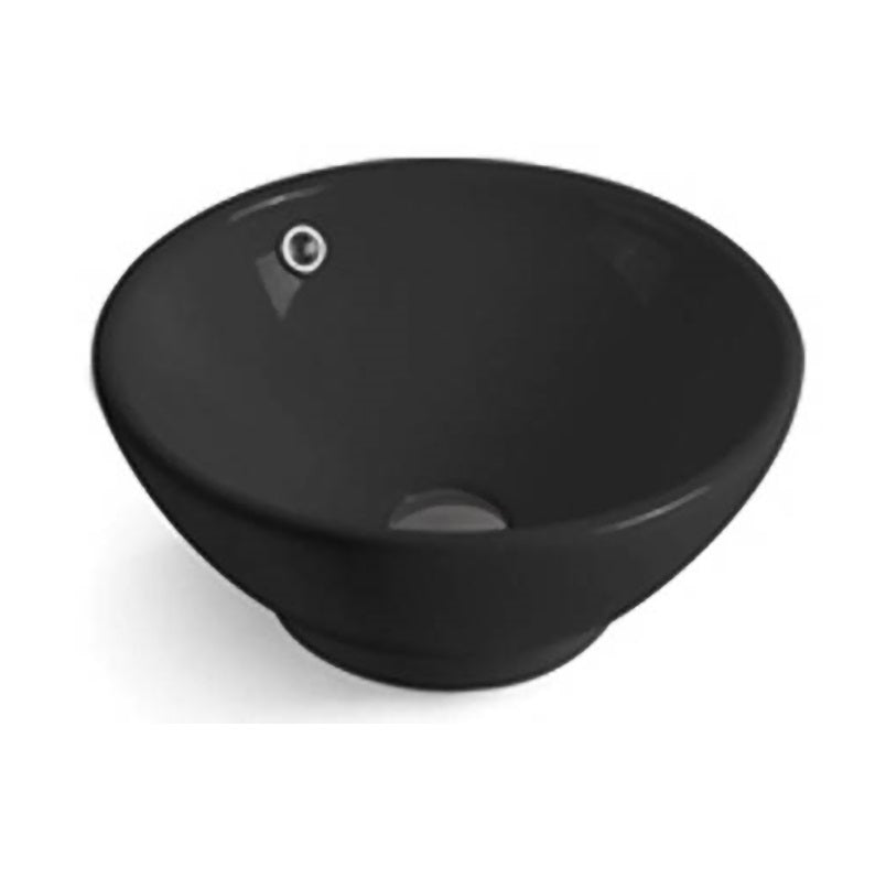 Matte Black Circular Countertop Handwash