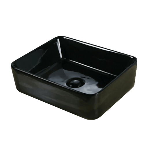 Counter Gloss Black Basin Square