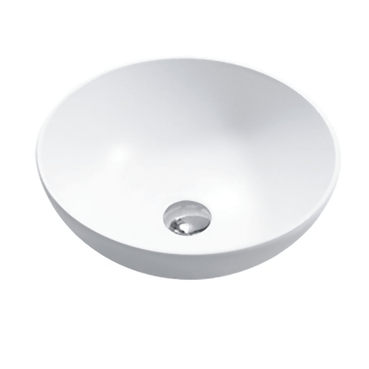 Otti Bondi Round White Basin 400x400x135mm (Gloss & Matte Finish)