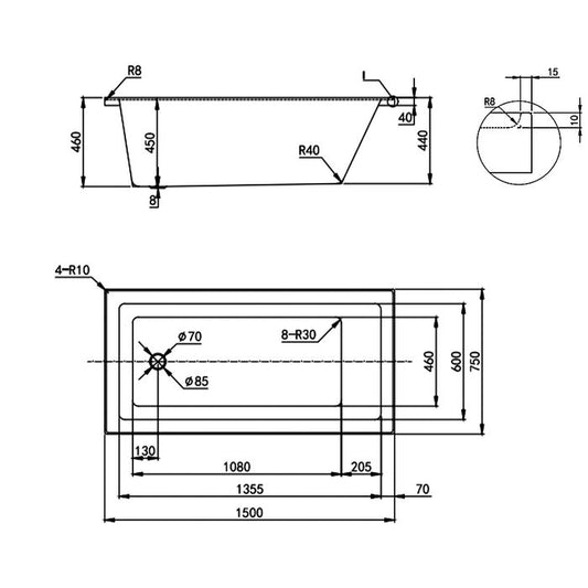 built in bathtub dimensions explore more