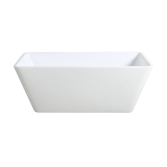  Rectangle Slim Freestanding Bathtub 