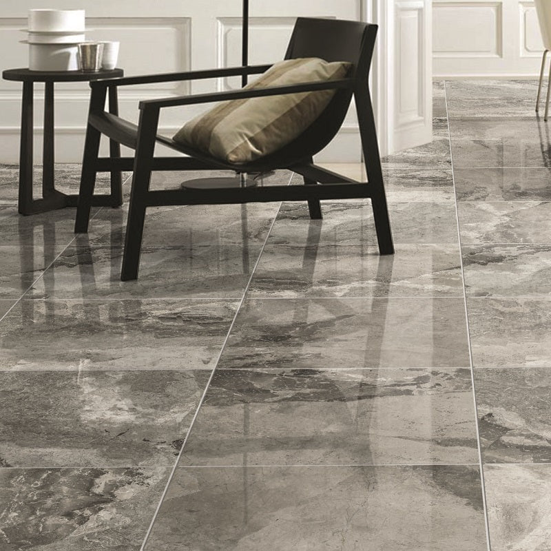 Grey Marble Polished Tile