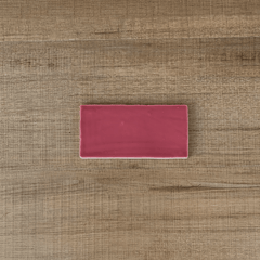 Bayou Hot Pink Dark Handmade Subway Gloss 75X150 mm