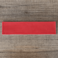 Bayou Red Handmade Subway Gloss 75X300mm