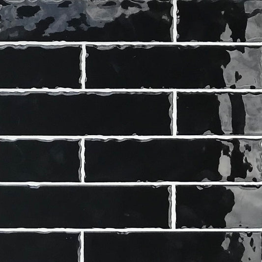 Block Black Gloss 50x200mm