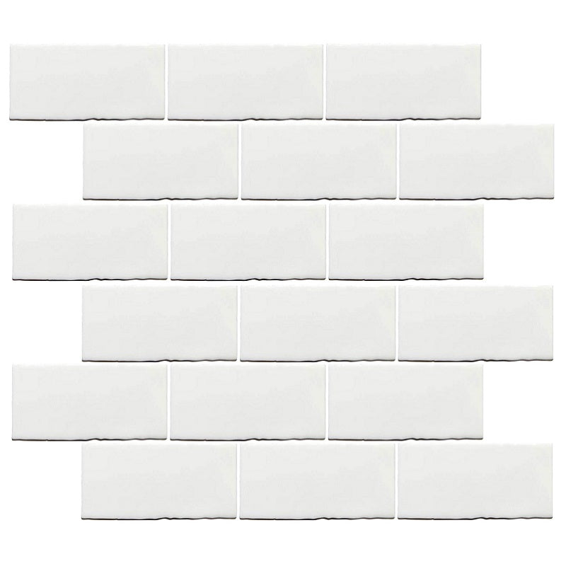 Central Handmade Subway White Gloss 75x300mm - Ceramicahomes