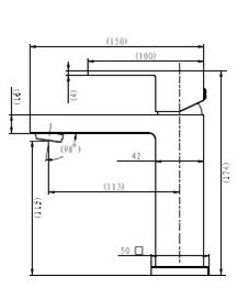 Hanna Basin Mixer Chrome - Ceramicahomes