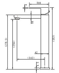 Hanna High Rise Basin Mixer Chrome - Ceramicahomes