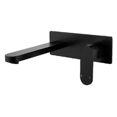 Chiara Wall Mounted Basin Mixer Matt Black - Ceramicahomes