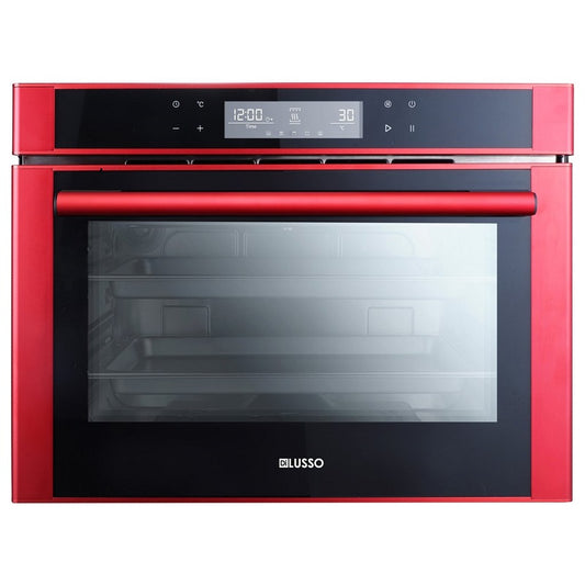 DI LUSSO CSO28RBFS Freestanding Combi Steam Oven- Red