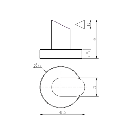 Camilla Robe Hook Chrome