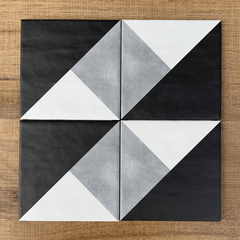 Cordoba Origami Black and White 150x150mm