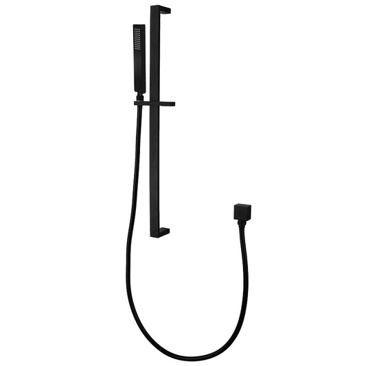 Corona Shower On Rail Matt Black