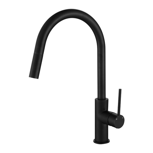 Essence Pull Out Kitchen Mixer Tap Matte Black