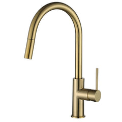 Essence Pull Out Kitchen Mixer Tap Brushed Bronze