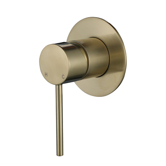 Essence Shower Tap Mixer Brushed Bronze