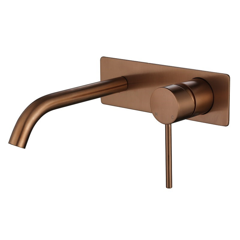 Essence Wall Combination Mixer Tap Champagne
