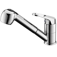 Fleur Pull-out Kitchen Mixer Loop Handle Chrome - Ceramicahomes