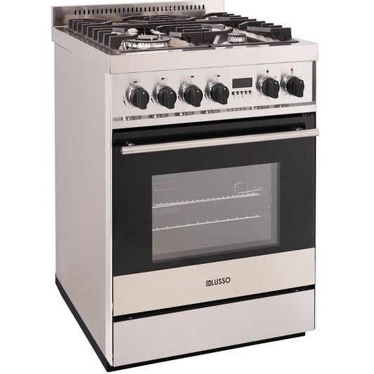 DI LUSSO FS607G4DS 600mm Freestanding Dual Fuel Cooker - Ceramicahomes